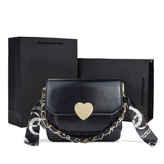 Tide Net Red PU Crossbody Bag Mini Flap Bag for Women