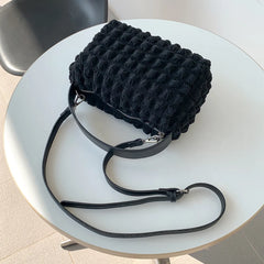 Foamflower Small Box Handbag for Women Crossbody Shoulder Bag