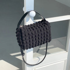 Foamflower Small Box Handbag for Women Crossbody Shoulder Bag