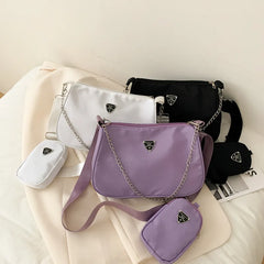 Vintage Crossbody Bag Chain Underarm Shoulder Bag