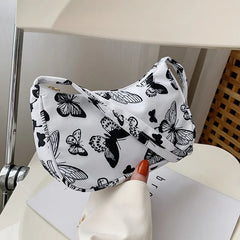 Retro Women Handbag Canvas Shoulder Bag High Solid