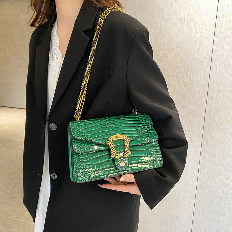Shoulder Bag Chains Messenger Bag Girls Handbag Leisure Personality Small