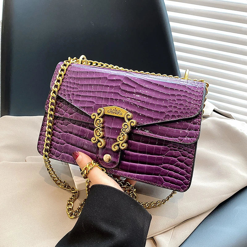 Shoulder Bag Chains Messenger Bag Girls Handbag Leisure Personality Small