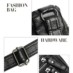 Soft Leather Crossbody Shoulder Bags for Women Large Capacity