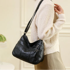 Soft Leather Crossbody Shoulder Bags for Women Large Capacity