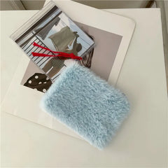 Spring Autumn Fur Crossbody Bags For Women Plush Purses And Handbags