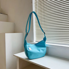 Spring Autum Shoulder Bags Women Solid Harajuku All-Match Handbags Large Capacit