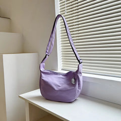 Spring Autum Shoulder Bags Women Solid Harajuku All-Match Handbags Large Capacit