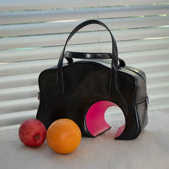Spring Women Bag Euro-America Style PU Geometric Hollow Out Shoulder Bag Handbag