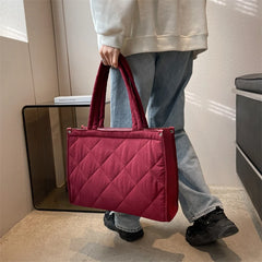 Spring Plaid Shoulder Bag for Women