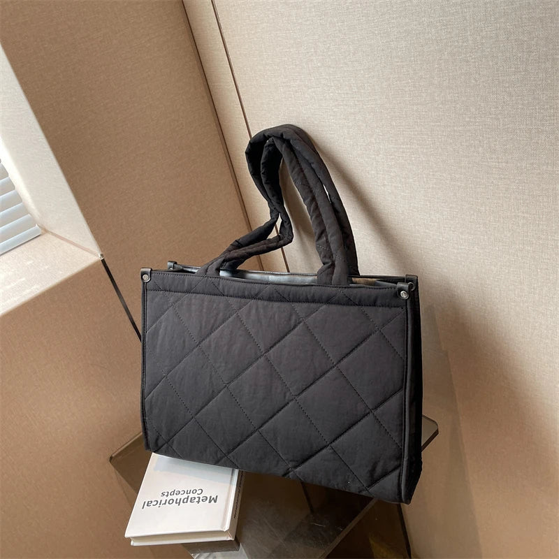 Spring Plaid Shoulder Bag for Women