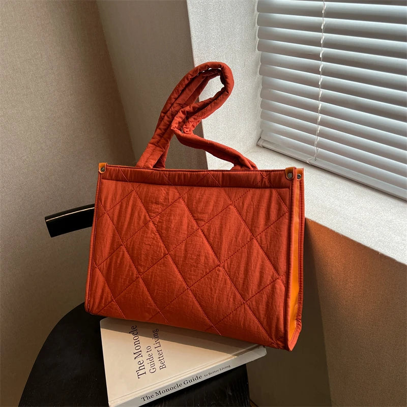 Spring Plaid Shoulder Bag for Women