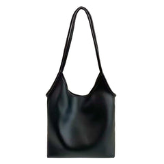 Fashionable Women Buckets Shoulder Bags PU Leather Tote
