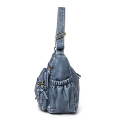 Fashionable Women Shoulder Bag Casual PU Leather Crossbody