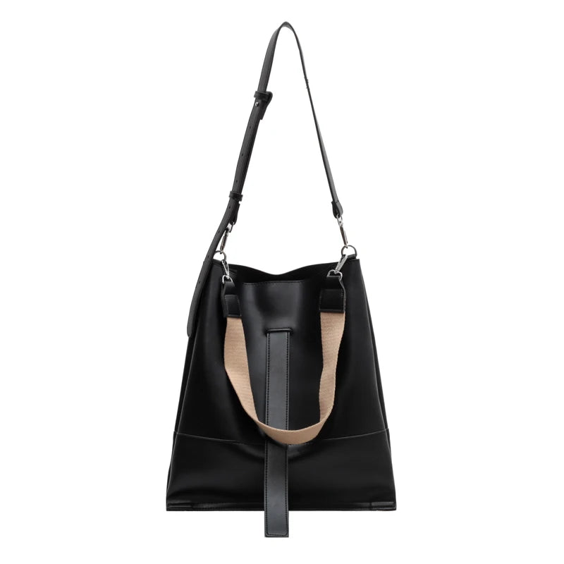 Fashionable Shoulder Bags Women Multi-function Tote PU Leather