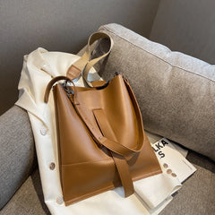 Fashionable Shoulder Bags Women Multi-function Tote PU Leather