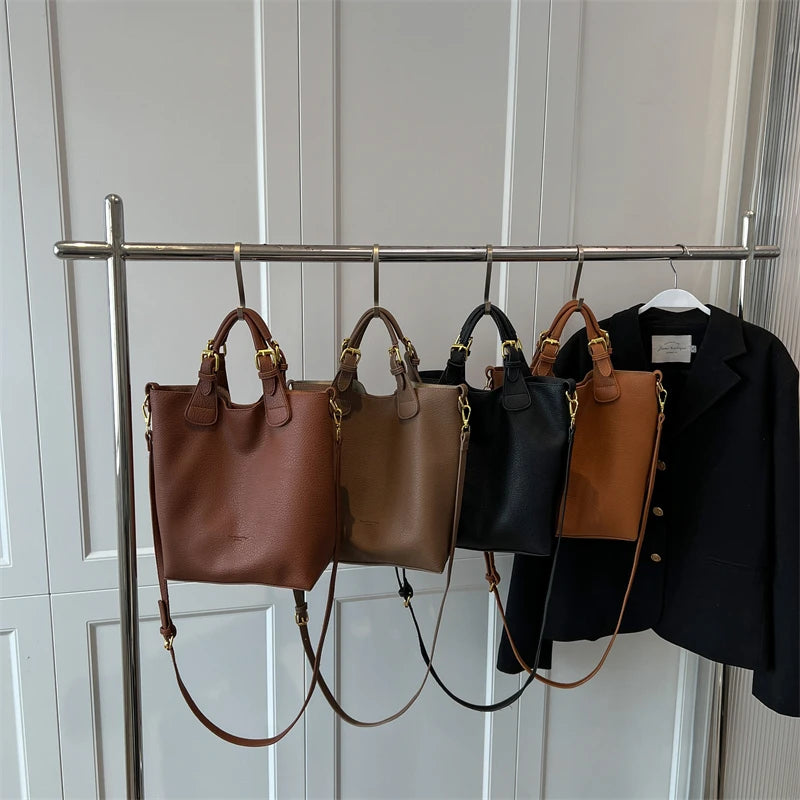 Fashionable PU Leather Shoulder Bags for Women