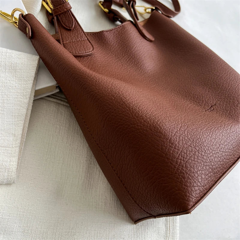 Fashionable PU Leather Shoulder Bags for Women