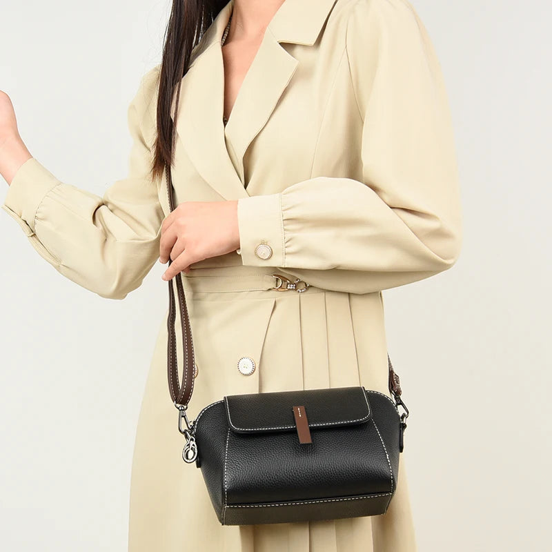Soft Leather Tote Bag for Women, Casual and Fashionable
