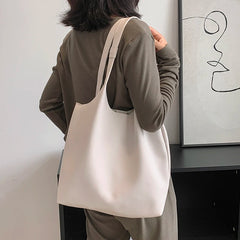 Fashionable Tote Women Shoulder Bags PU Leather Leisure Crossbody Big Space