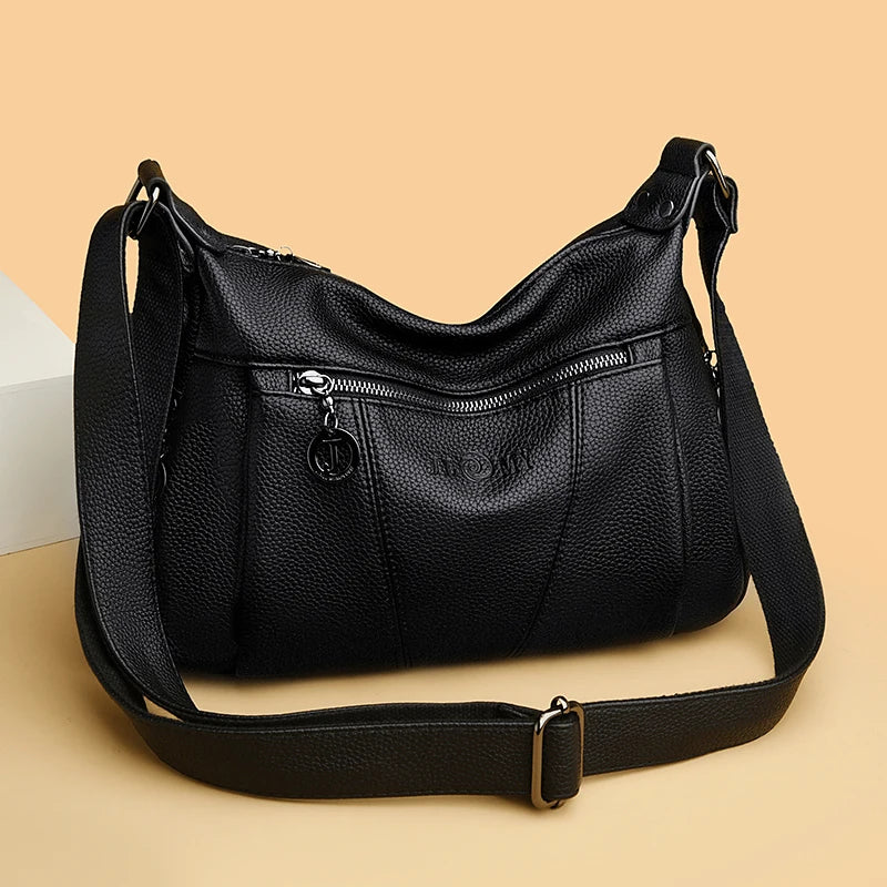 Fashionable Women Shoulder Bags Leather Business Crossbody