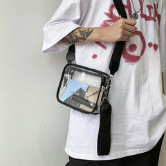 Summer Clear Women PVC Transparent Crossbody Bag Female Jelly Handbags