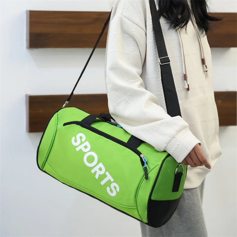 Travel Duffel Sport Women Bags With Compartment Dry Wet Separated Storage