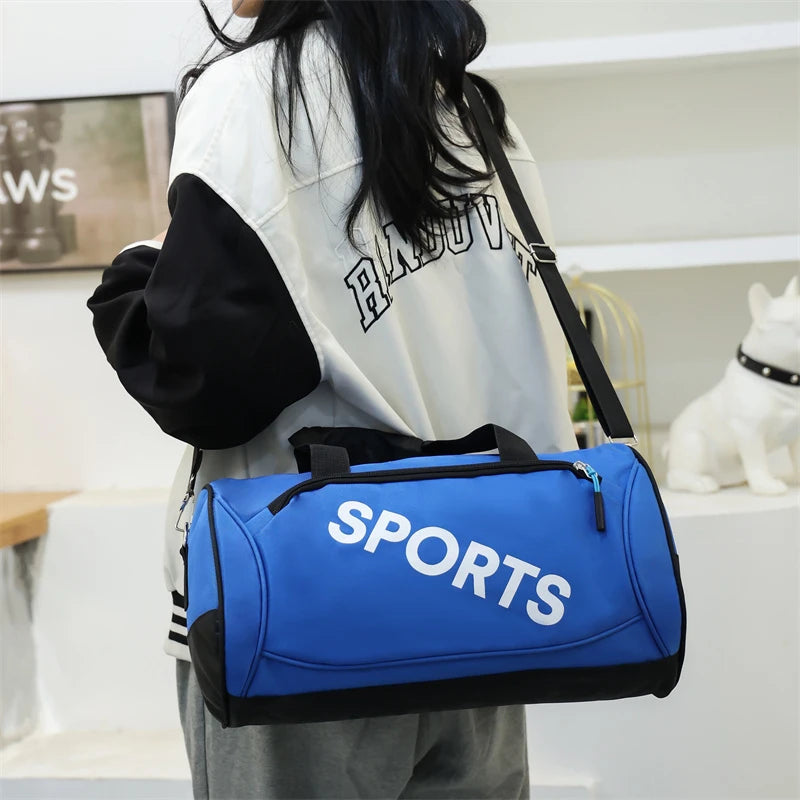 Travel Duffel Sport Women Bags With Compartment Dry Wet Separated Storage