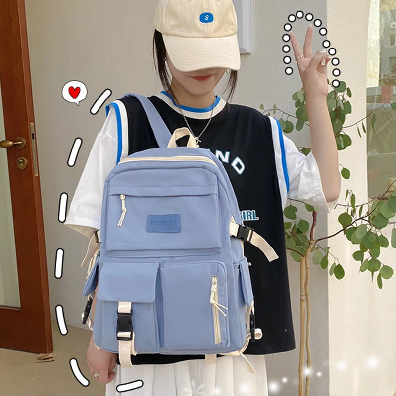 Large-capacity Women's School Bags Lightweight Travel Backpack