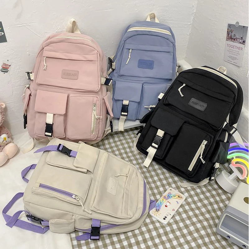 Large-capacity Women's School Bags Lightweight Travel Backpack