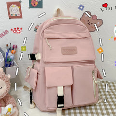 Large-capacity Women's School Bags Lightweight Travel Backpack