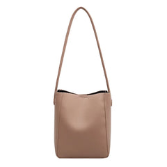 Net Red Texture Shoulder Bag Large-capacity Bucket Bag