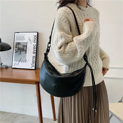 Vintage Small Hobo Bag PU Leather Shoulder Crossbody Purse Handbags for Women