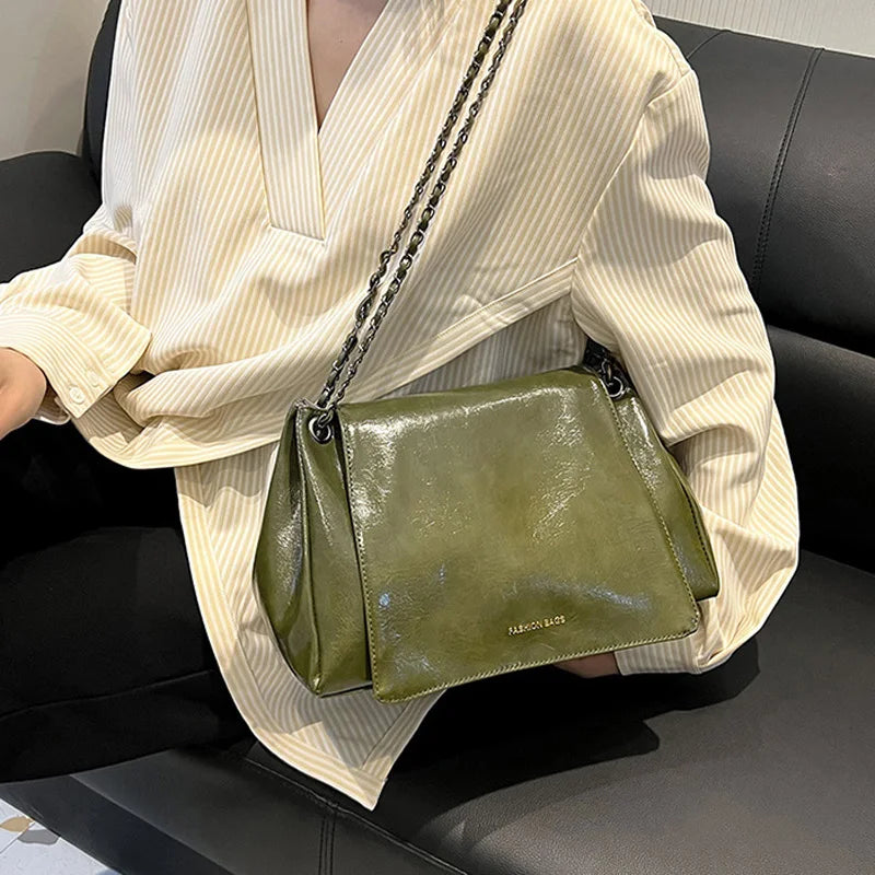 Vintage Shoulder Bag Large Capacity Crossbody Bags For Women