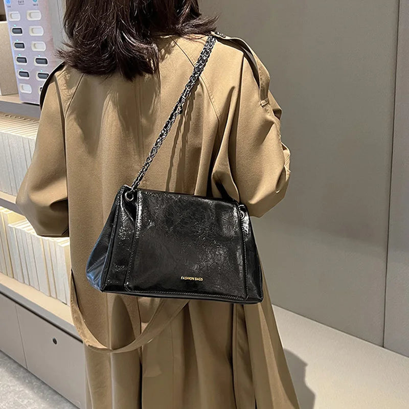 Vintage Shoulder Bag Large Capacity Crossbody Bags For Women