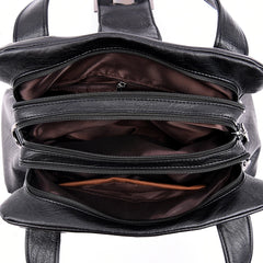 Vintage Women Leather Handbags Soft Leather Female Crossbody Shoulder Bags