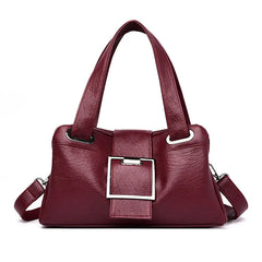 Vintage Women Leather Handbags Soft Leather Female Crossbody Shoulder Bags