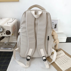 Waterproof Nylon Women Backpack Japanese Female Students Schoolbag Multilayer Se
