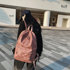 Women Backpack PU Leather Rucksack School Bags for Teenage Girls Boys