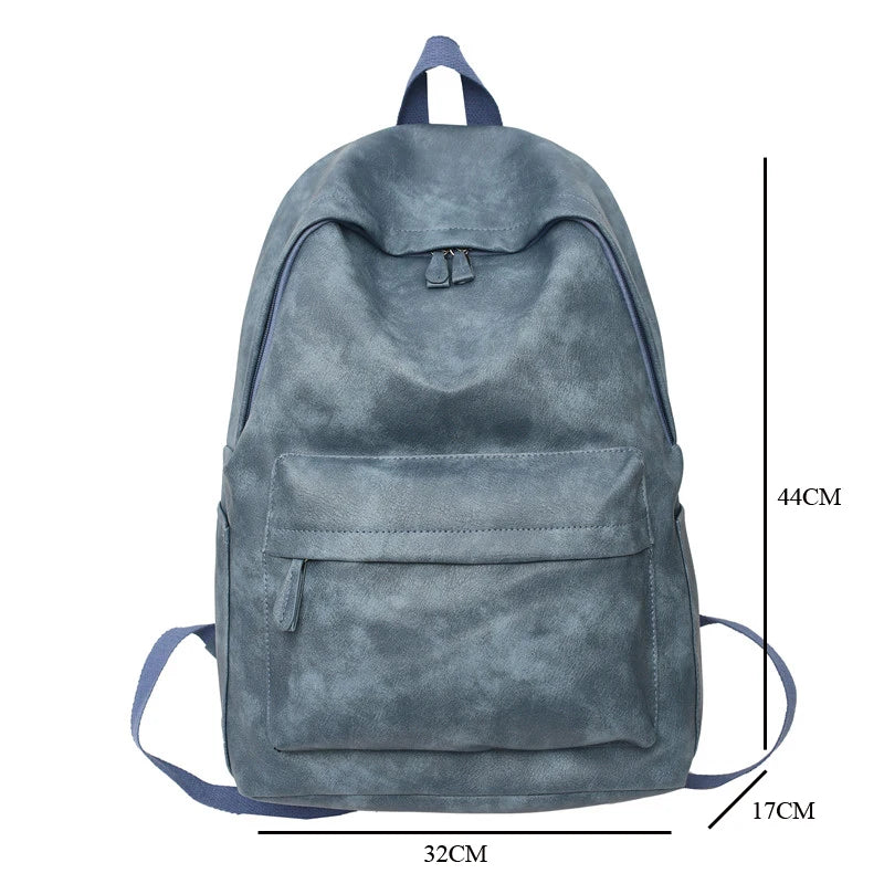 Women Backpack PU Leather Rucksack School Bags for Teenage Girls Boys