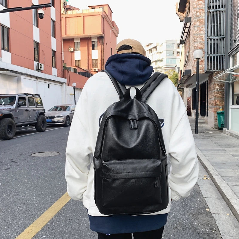 Women Backpack PU Leather Rucksack School Bags for Teenage Girls Boys