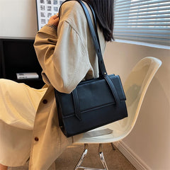 Fashionable Tote Handbags PU Leather Top Handle Beach Shoulder Bags
