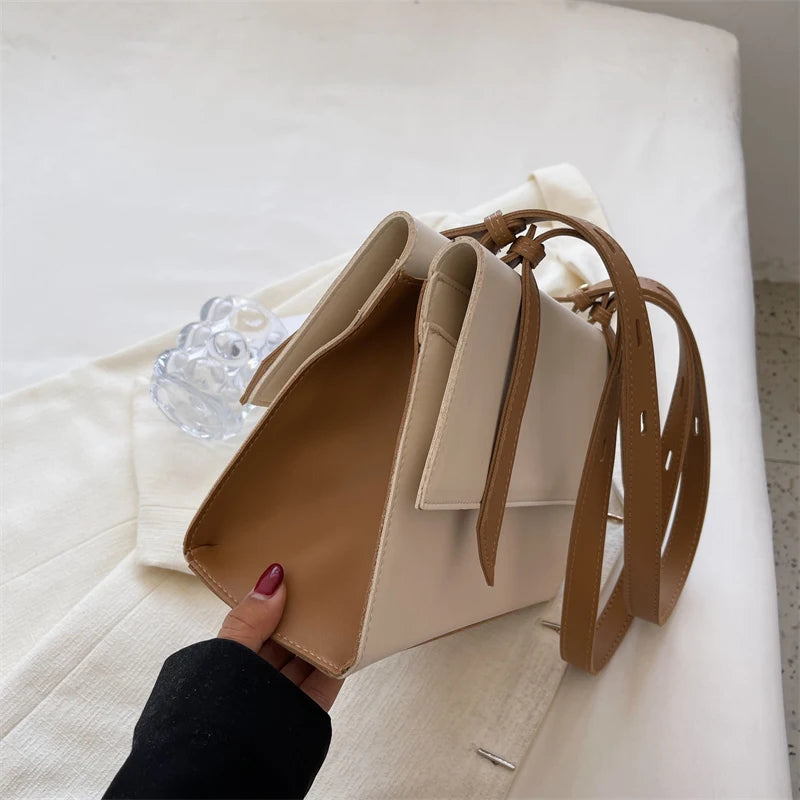 Fashionable Tote Handbags PU Leather Top Handle Beach Shoulder Bags