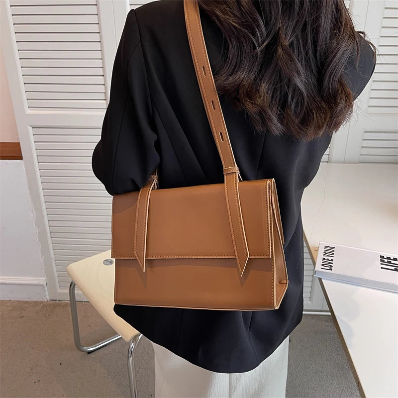 Fashionable Tote Handbags PU Leather Top Handle Beach Shoulder Bags