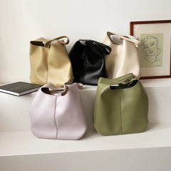 Fashionable Wallet Tote Handbags PU Top Handle Summer Beach Shoulder Bag