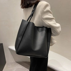 Women Leather Handbags Famous Shoulder Bags Large Capacity