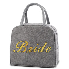 Women Insulated Thermal Lunch Bag Handbags LunchBox Cooler Organizer Canvas Tote