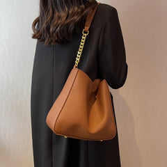 Women Ladies Bags PU Leather Daily Bucket Fashionable Multi-function Top