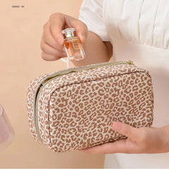 Women Makeup Bag Pu Leather Cosmetic Bag Female Travel Handbags Purses Storage B