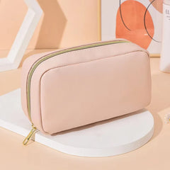 Women Makeup Bag Pu Leather Cosmetic Bag Female Travel Handbags Purses Storage B